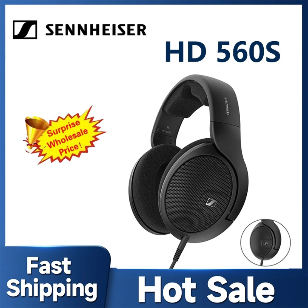 Sennheiser Headphone Hd 560S - سماعات رأس سنهايزر HD 560S مفتوحة