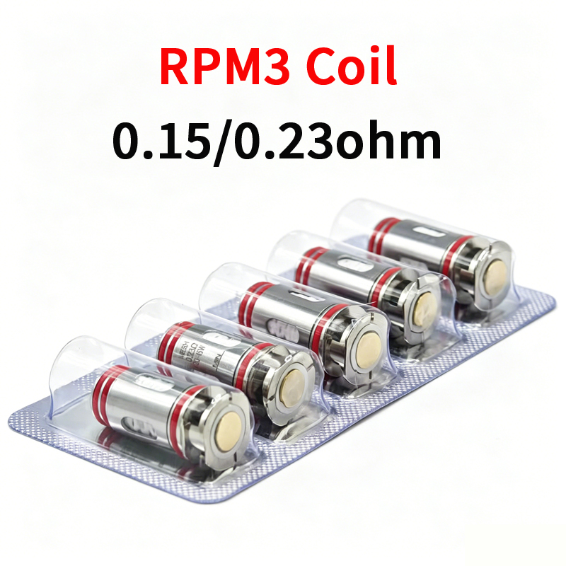 Vape Coil Replacement - ملف لفائف RPM3 بمقاومة 0.15/0.23 أوم،
