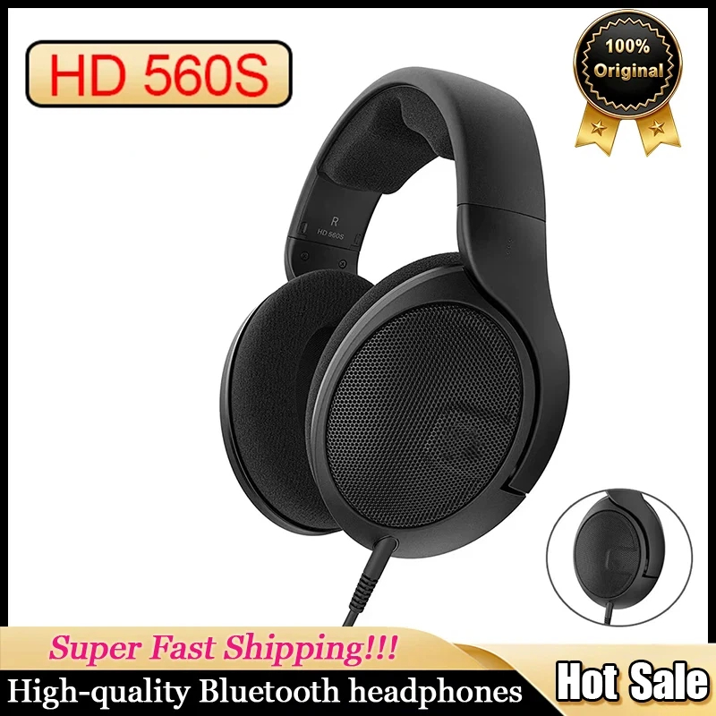 Sennheiser Headphone Hd 560S - سماعات الرأس الأصلية Sennheiser HD560s فوق