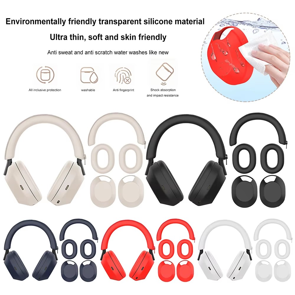 Sony Headphone Wh-1000Xm5 - سماعة واقية سماعة الرأس كم شعاع