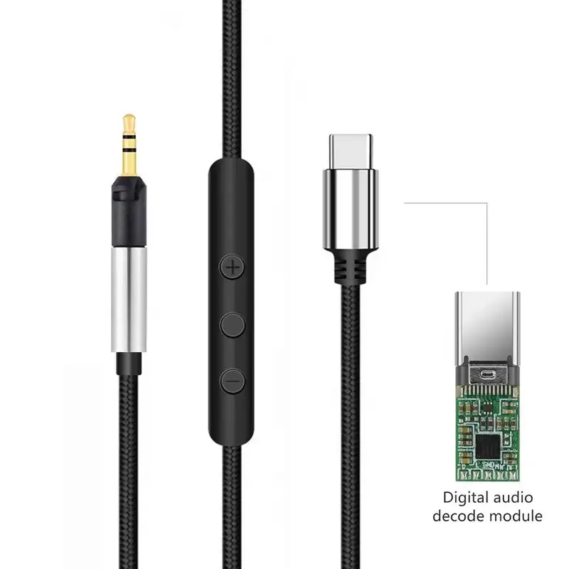 Sennheiser Headphone Hd 560S - كابل ميكروفون بديل من نوع USB-C