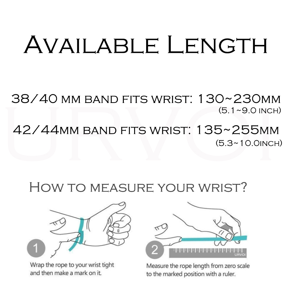 سوار شبكي URVOI لساعة أبل التر - مراجعة Mesh Coil Strip وسعره