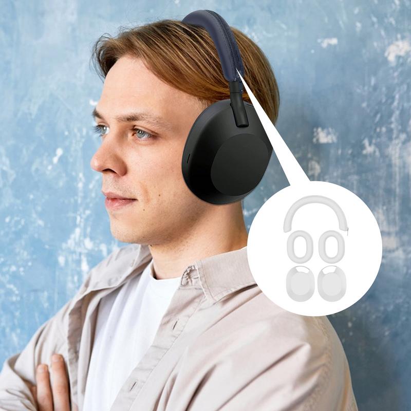 جراب سيليكون واقي لسماعات الرأ - مراجعة Sony Headphone Wh-1000Xm5 وسعره