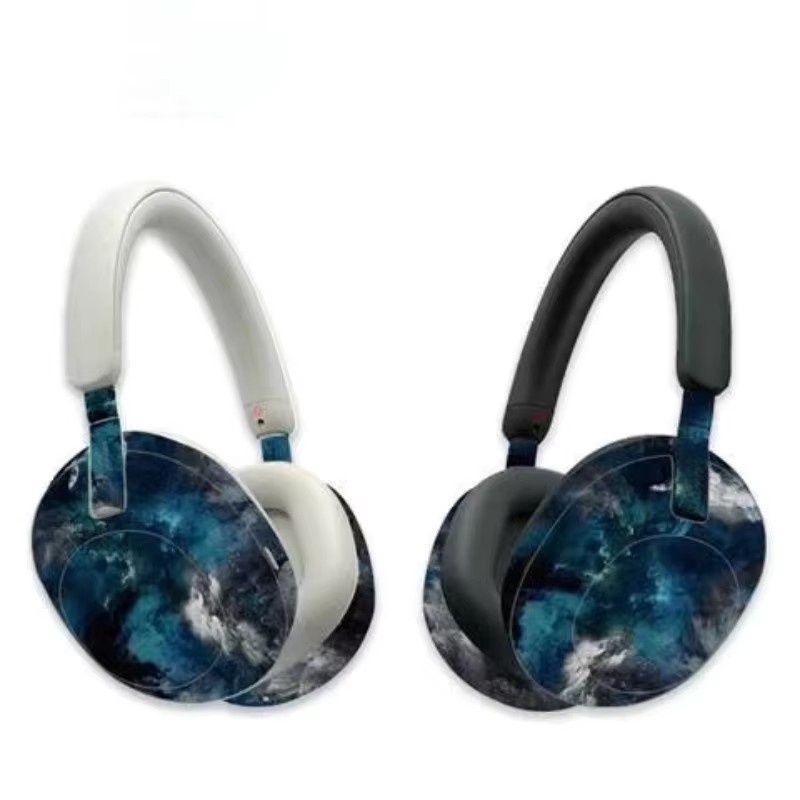 ملصق جلدي ملون لسماعات سوني WH - مراجعة Sony Headphone Wh-1000Xm5 وسعره