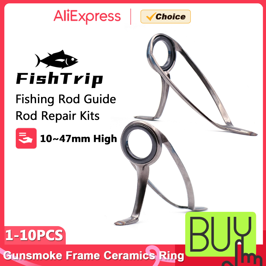 FishTrip الصيد رود أدلة طقم تص - مراجعة Mesh Coil Strip وسعره