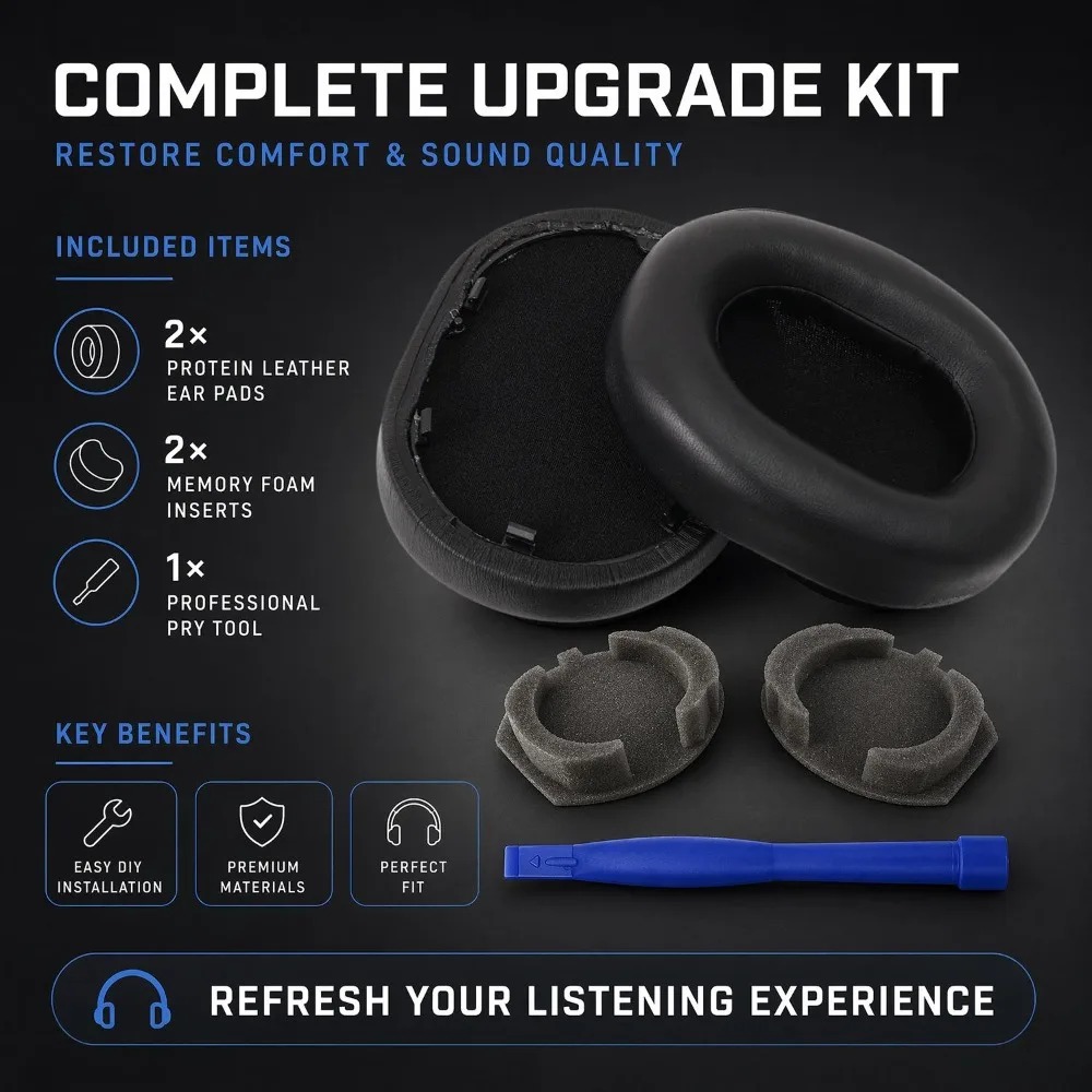 وسائد أذن بديلة لسماعات سوني W - مراجعة Sony Headphone Wh-1000Xm5 وسعره