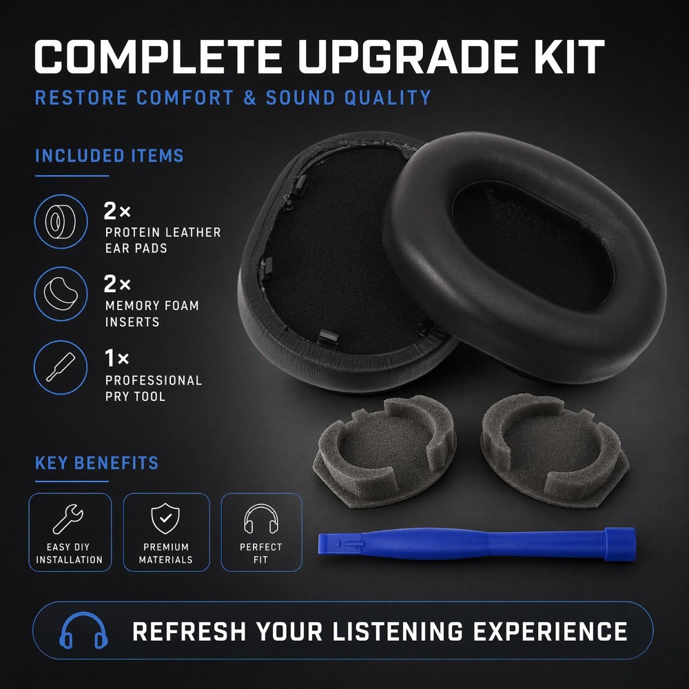 زوج واحد من وسائد الأذن البديل - مراجعة Sony Headphone Wh-1000Xm5 وسعره
