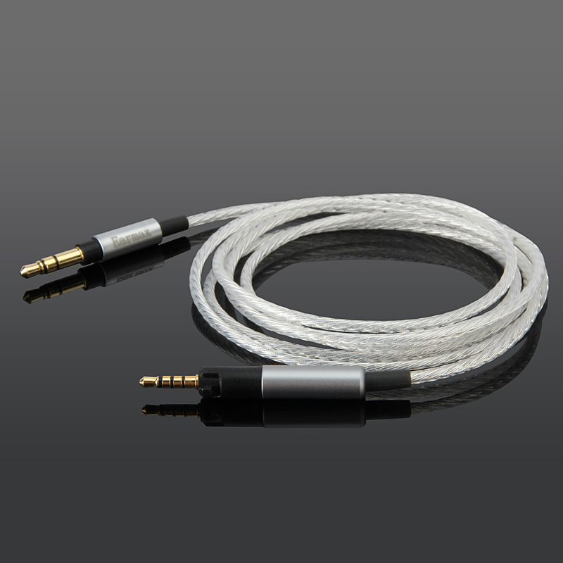 ترقية الفضة مطلي كابل الصوت ل  - مراجعة Sennheiser Headphone Hd 560S وسعره