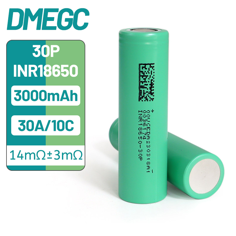 10 قطع من بطاريات DMEGC 30P IN - مراجعة Vape Battery 18650 وسعره