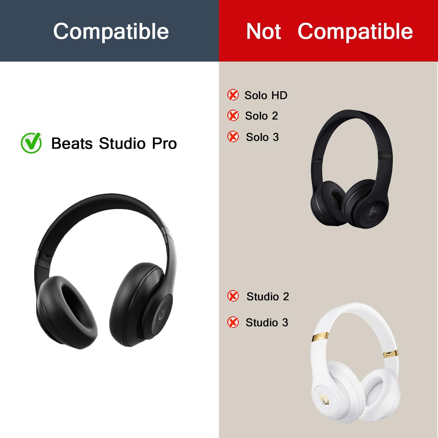 وسائد أذن بديلة لسماعات بيتز س - مراجعة Beats Headphone Studio Pro وسعره