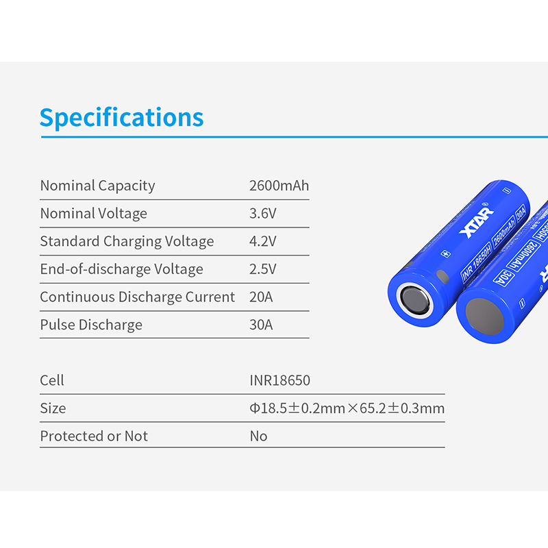 بطارية XTAR 18650 الأصلية بسعة - مراجعة Vape Battery 18650 وسعره