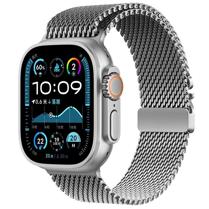 Milanese حلقة الفرقة لساعة أبل - مراجعة Mesh Coil Strip وسعره